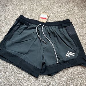 Nike Trail Dri-FIT Flex Stride Running Athletic Shorts CZ9052 Mens L Black